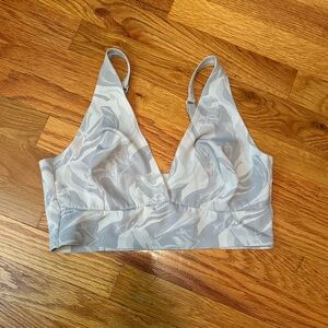 Auden Women’s Grey/White Marbled Bralette size Large